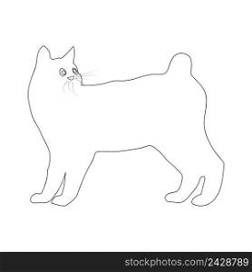 cat icon vector illustration design