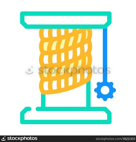 cat pet toy stand color icon vector. cat pet toy stand sign. isolated symbol illustration. cat pet toy stand color icon vector illustration