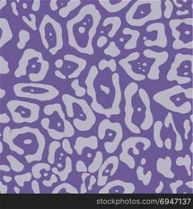 Cat seamless pattern. Vector illustration. Ultra violet. Animal skin.