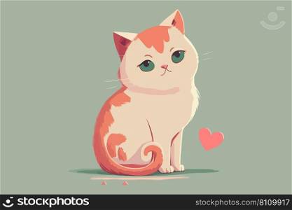 Cat valentine Royalty Free Vector Image