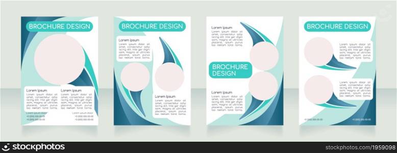 Catering business plan presentation blank brochure layout design. Vertical poster template set with empty copy space for text. Premade corporate reports collection. Editable flyer paper pages. Catering business plan presentation blank brochure layout design