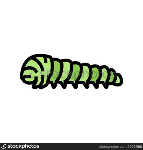 caterpillar insect color icon vector. caterpillar insect sign. isolated symbol illustration. caterpillar insect color icon vector illustration