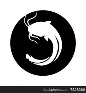 catfish icon vector illustration symbol design template