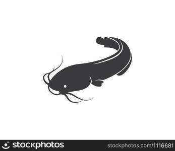 catfish vector icon illustration design template