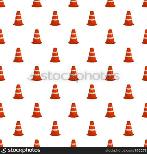 Caution cone pattern seamless vector repeat for any web design. Caution cone pattern seamless vector