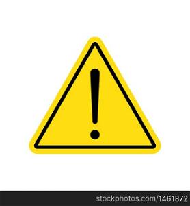 Caution icon with triangle form. Danger sign on isolated background. Caution warning icon. Triangle warning icon in flat style. vector illustration eps10. Caution icon with triangle form. Danger sign on isolated background. Caution warning icon.Triangle warning icon in flat style. vector