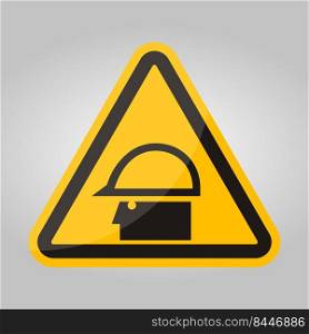 Caution Sign Wear Protective Equipment,With PPE Symbols