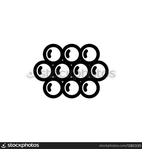 Caviar icon vector. Thin line sign. Isolated contour symbol illustration. Caviar icon vector. Isolated contour symbol illustration