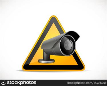 CCTV camera concept - surveillance device