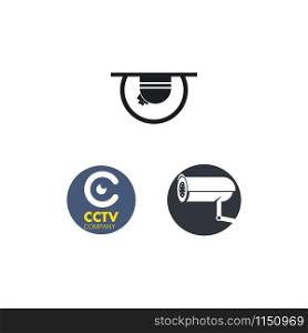 CCTV icon vector template design
