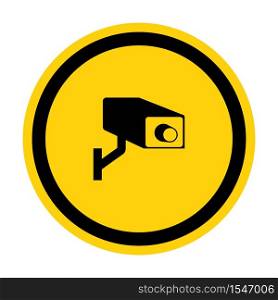CCTV Security Camera Symbol Sign, Vector Illustration, Isolate On White Background Label .EPS10