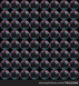 Cea Bubbles on Black Background. Seamless pattern. Vector Illustration. EPS10. Cea Bubbles on Black Background. Seamless pattern. Vector Illustration