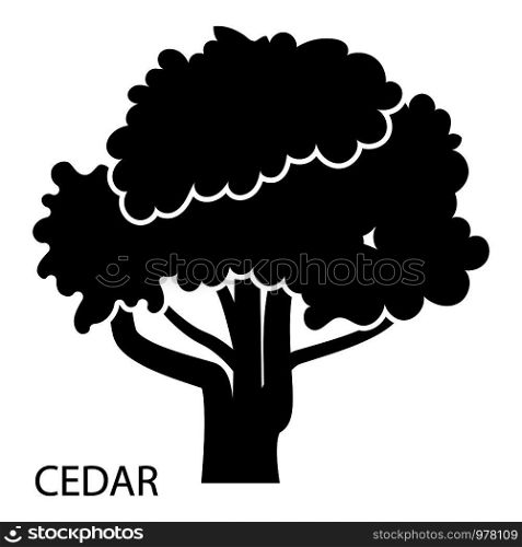 Cedar icon. Simple illustration of cedar vector icon for web. Cedar icon, simple style