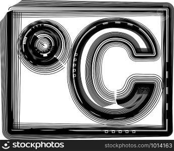 Celcius Striped Symbol