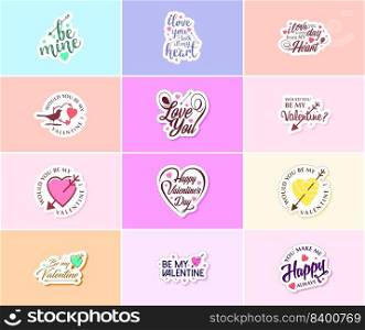 Celebrating the Power of Love on Valentine’s Day Stickers