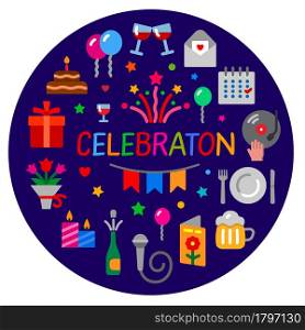 celebration and event concept icon