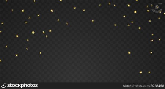 Celebration background template with golden stars luxury greeting card