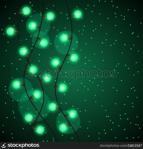 Celebration background with garland of bulbs glowing. Celebration background with garland of bulbs glowing.