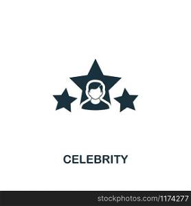 Celebrity icon. Premium style design from influencer collection. Pixel perfect celebrity icon for web design, apps, software, printing usage.. Celebrity icon. Premium style design from influencer icon collection. Pixel perfect Celebrity icon for web design, apps, software, print usage
