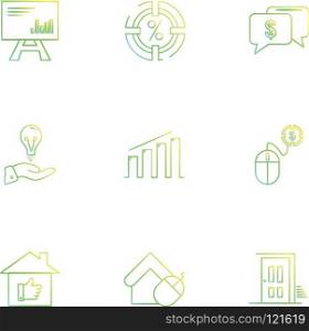 celender , dollar,  target, watch , graph , mouse , stamp , navigation , message , icon, vector, design,  flat,  collection, style, creative,  icons