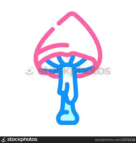 celestial mushroom color icon vector. celestial mushroom sign. isolated symbol illustration. celestial mushroom color icon vector illustration