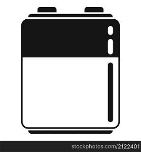 Cell battery icon simple vector. Full power. Electric charge. Cell battery icon simple vector. Full power