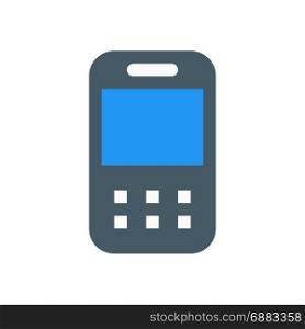cell phone, icon on isolated background