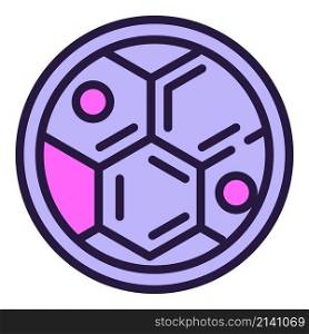 Cell test icon outline vector. Genetic dna. Bio life. Cell test icon outline vector. Genetic dna