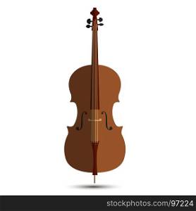 Cello music orchestra background isolated illustration violin vector instrument musical