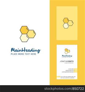 Cells Creative Logo and business card. vertical Design Vector