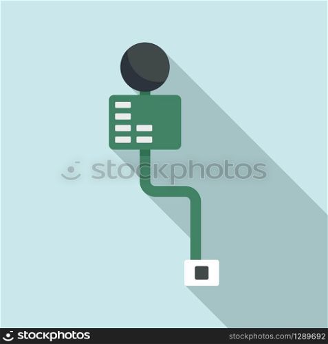 Cellular phone piece icon. Flat illustration of cellular phone piece vector icon for web design. Cellular phone piece icon, flat style