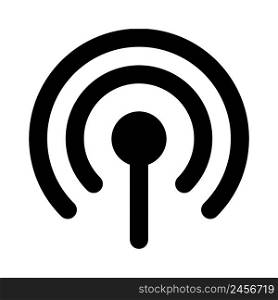 Cellular reception signal transmission network broadcast waves