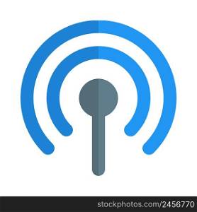 Cellular reception signal transmission network broadcast waves