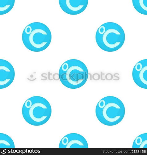 Celsius pattern seamless background texture repeat wallpaper geometric vector. Celsius pattern seamless vector