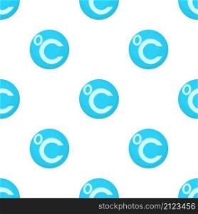 Celsius pattern seamless background texture repeat wallpaper geometric vector. Celsius pattern seamless vector
