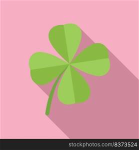 Celtic clover icon flat vector. Irish luck. Lucky day. Celtic clover icon flat vector. Irish luck