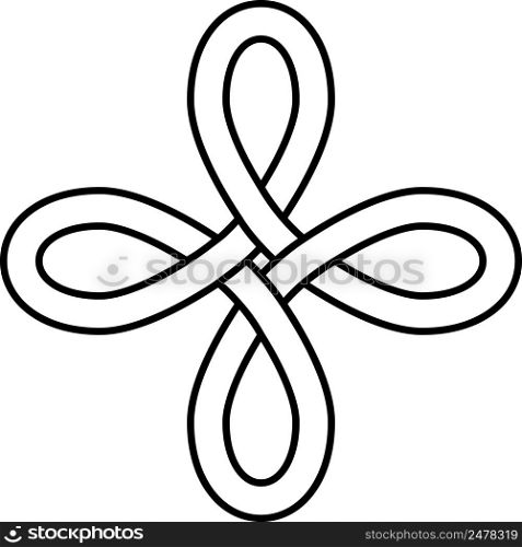 Celtic Heraldic Knot Bowen Symbol