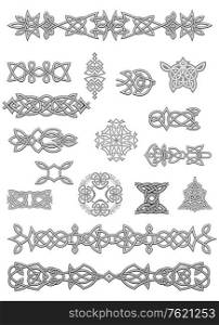 Celtic ornaments and embellishments for design and decorate