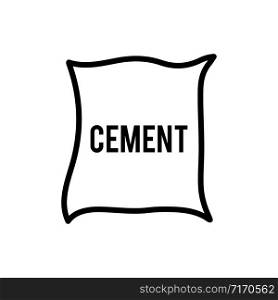 Cement bag icon