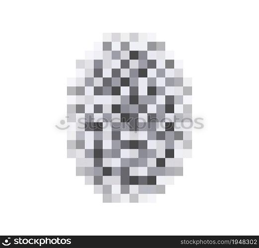 Censor blur effect texture for face or nude skin. Blurry pixel transparent censorship oval. Vector illustration isolated on white background.. Censor blur effect texture for face or nude skin. Blurry pixel transparent censorship oval. Vector illustration isolated on white background