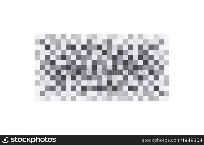 Censor blur effect texture for face or nude skin. Blurry pixel transparent censorship rectangle. Vector illustration isolated on white background.. Censor blur effect texture for face or nude skin. Blurry pixel transparent censorship rectangle. Vector illustration isolated on white background