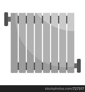 Central heater icon. Flat illustration of central heater vector icon for web. Central heater icon, flat style