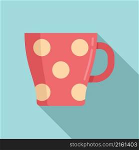 Ceramic mug icon flat vector. Coffee cup. Tea drink. Ceramic mug icon flat vector. Coffee cup