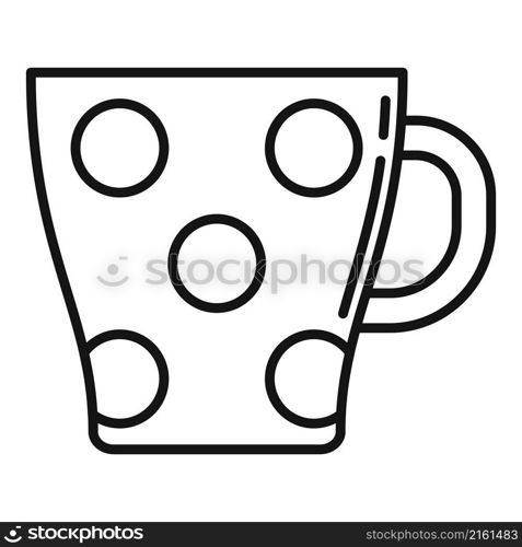 Ceramic mug icon outline vector. Coffee cup. Tea drink. Ceramic mug icon outline vector. Coffee cup