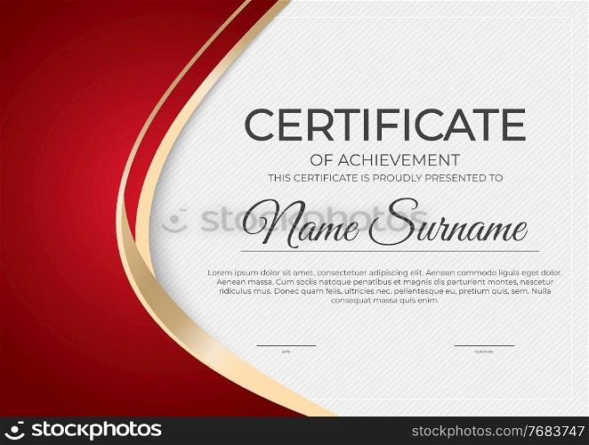 Certificate, diploma template background.Vector illustration EPS10. Certificate, diploma template on background.Vector illustration. EPS10