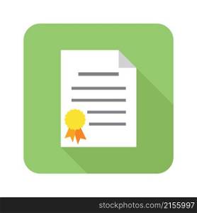 certificate document icon