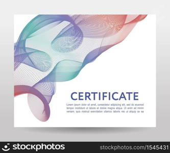 Certificate. Template diplomas currency Vector gradient. Certificate. Template diplomas, currency. Vector gradient frame