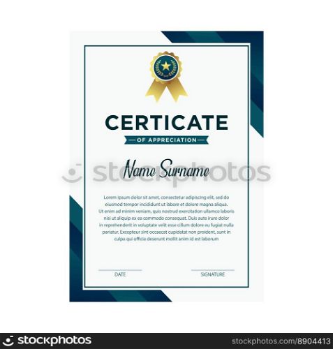 Certificate vector design templates isolated on white background