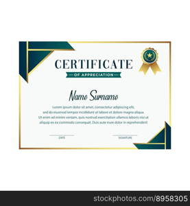 Certificate vector design templates isolated on white background
