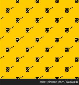 Cezve pattern seamless vector repeat geometric yellow for any design. Cezve pattern vector